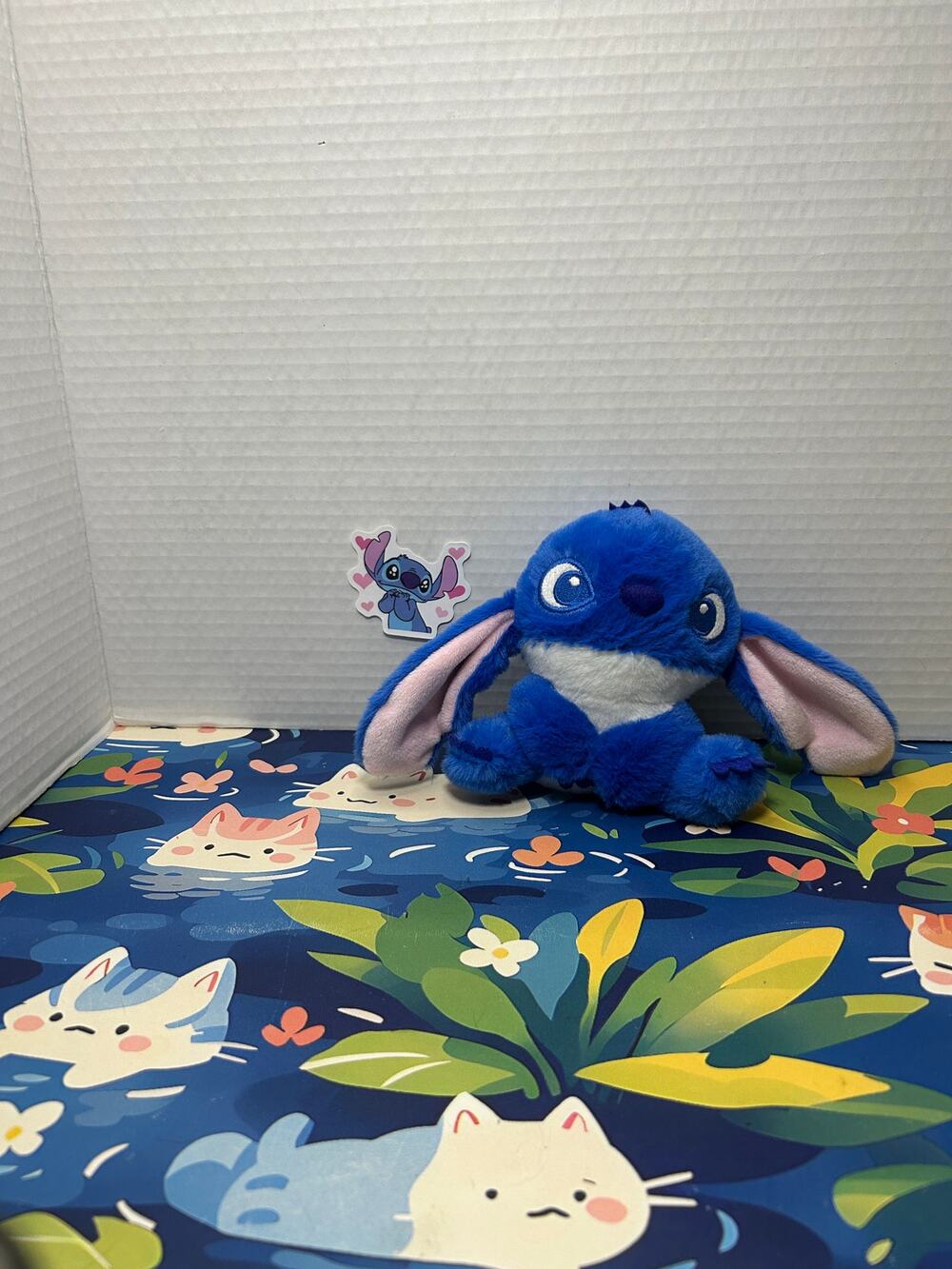 Blue Stitch Plush Keychain